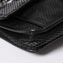 将图片加载到图库查看器中。 極美品 CHANEL シャネル フレンチリビエラ パンチング Sフラップ Sチェーンチェーンショルダーバッグ ブラック カーフ ココマーク シルバー金具 シリアル不鮮明 中古 4a006451