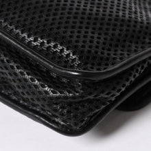 将图片加载到图库查看器中。 極美品 CHANEL シャネル フレンチリビエラ パンチング Sフラップ Sチェーンチェーンショルダーバッグ ブラック カーフ ココマーク シルバー金具 シリアル不鮮明 中古 4a006451
