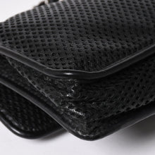 将图片加载到图库查看器中。 極美品 CHANEL シャネル フレンチリビエラ パンチング Sフラップ Sチェーンチェーンショルダーバッグ ブラック カーフ ココマーク シルバー金具 シリアル不鮮明 中古 4a006451