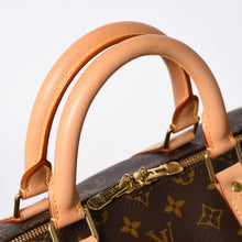 Load the image into the gallery viewer. 新品同様品 LOUIS VUITTON ルイヴィトン モノグラム キーポルバンドリエール55 2WAY ボストンバック M41414 ブラウン キャンバス 中古 4a006510