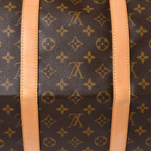 Load the image into the gallery viewer. 新品同様品 LOUIS VUITTON ルイヴィトン モノグラム キーポルバンドリエール55 2WAY ボストンバック M41414 ブラウン キャンバス 中古 4a006510