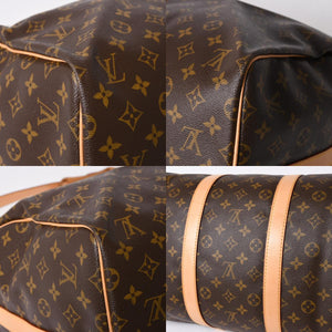 新品同様品 LOUIS VUITTON ルイヴィトン モノグラム キーポルバンドリエール55 2WAY ボストンバック M41414 ブラウン キャンバス 中古 4a006510