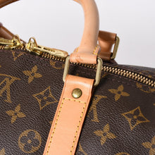 画像をギャラリービューアに読み込む, 極美品 LOUIS VUITTON ルイヴィトン モノグラム キーポルバンドリエール55 2WAY ボストンバック M41414 ブラウン キャンバス 中古 4a006511