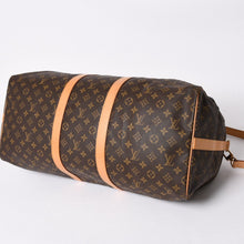 画像をギャラリービューアに読み込む, 極美品 LOUIS VUITTON ルイヴィトン モノグラム キーポルバンドリエール55 2WAY ボストンバック M41414 ブラウン キャンバス 中古 4a006511