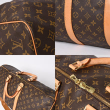 画像をギャラリービューアに読み込む, 極美品 LOUIS VUITTON ルイヴィトン モノグラム キーポルバンドリエール55 2WAY ボストンバック M41414 ブラウン キャンバス 中古 4a006511