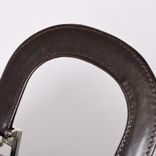 Load the image into the gallery viewer. FENDI フェンディ ハンドバッグ トートバッグ ズッカ柄 キャンバス レザー ブラウン シルバー金具 美品 中古 4a006513