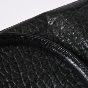 極美品 FENDI フェンディ エトニコ ハンドバッグ ズッカ FFロゴ ブラック レザー アンティークゴールド金具 中古 4a006517