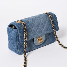 将图片加载到图库查看器中。 新品同様品 CHANEL シャネル ミニマトラッセ20 ココマーク グラデーション デニム チェーンショルダーバッグ ショルダーバッグ ランダム番台 ブルー 中古 4a006403