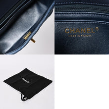 将图片加载到图库查看器中。 新品同様品 CHANEL シャネル ミニマトラッセ20 ココマーク グラデーション デニム チェーンショルダーバッグ ショルダーバッグ ランダム番台 ブルー 中古 4a006403