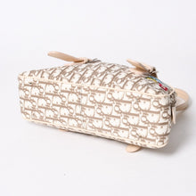 将图片加载到图库查看器中。 極美品 CHRISTIAN DIOR クリスチャンディオール トロッター フラワー刺繍 ミニボストンバッグ ガリアーノ期 ベージュ マルチカラー コットンキャンバス 中古 4a006397