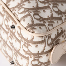 将图片加载到图库查看器中。 極美品 CHRISTIAN DIOR クリスチャンディオール トロッター フラワー刺繍 ミニボストンバッグ ガリアーノ期 ベージュ マルチカラー コットンキャンバス 中古 4a006397