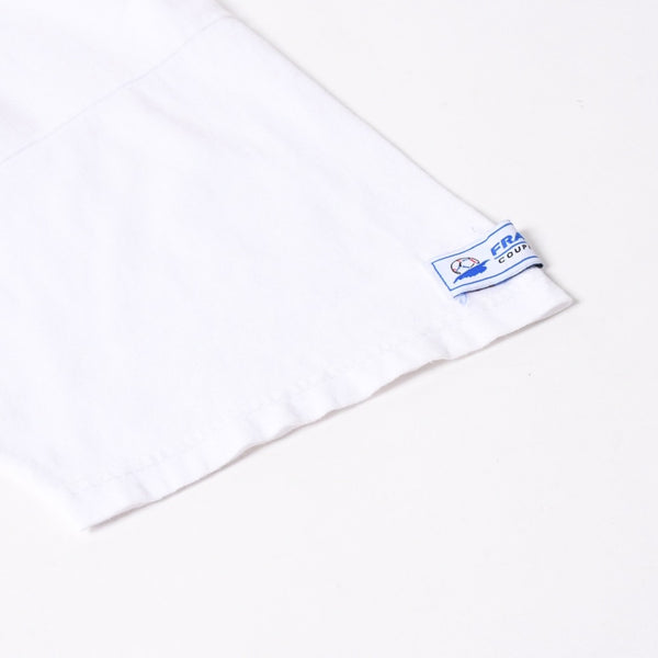 FRANCE 98 公式アートグラフィックTシャツ 1998年 ワールドカップ フランス大会 W杯 ホワイト サイズ不明 サッカー トゥールーズ B.Devos 美品 中古 4a006523