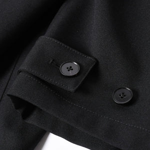 極美品 JIL SANDER ジルサンダー ポリエステル ジャケット J22SW0094 ポリエステル ビスコース シルバー金具 サイズ46 中古 4a006351