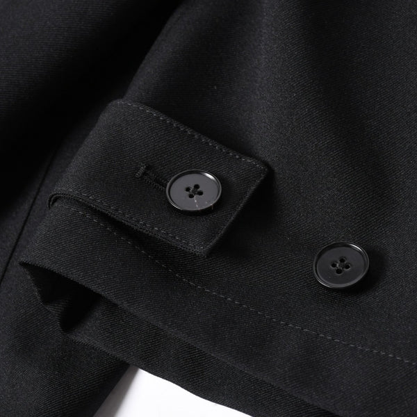 極美品 JIL SANDER ジルサンダー ポリエステル ジャケット J22SW0094 ポリエステル ビスコース シルバー金具 サイズ46 中古 4a006351