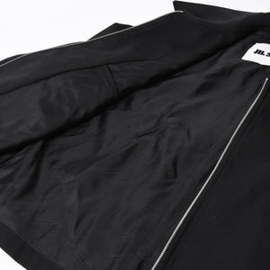極美品 JIL SANDER ジルサンダー ポリエステル ジャケット J22SW0094 ポリエステル ビスコース シルバー金具 サイズ46 中古 4a006351