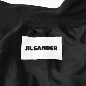 極美品 JIL SANDER ジルサンダー ポリエステル ジャケット J22SW0094 ポリエステル ビスコース シルバー金具 サイズ46 中古 4a006351