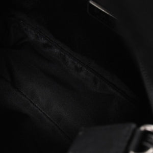 PRADA プラダ ホーボー ハンドバッグ MV515 トライアングルロゴ 三角ロゴプレート ナイロン ブラック 美品 中古 4a006506