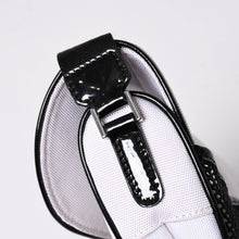 Load the image into the gallery viewer. 極美品 Christian Dior クリスチャンディオール サドルバッグ ショルダーバッグ RU0012 ナイロンキャンバス パテント ガリアーノ期 中古 4a004774