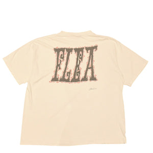 SAINT Mxxxxxx セントマイケル × カクタスプラントフリーマーケット SP SS TEE SUN SM-YS1-0000-C02 ホワイト XLサイズ ヴィンテージ加工 美品 中古 4a006550