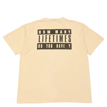 将图片加载到图库查看器中。 SAINT Mxxxxxx セントマイケル × デニムティアーズ LIVES CREW TEE セイントティアーズ SM-YS8-0000-C01 ホワイト XLサイズ ヴィンテージ加工 美品 中古 4a006549