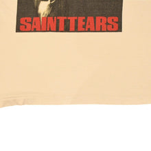 将图片加载到图库查看器中。 SAINT Mxxxxxx セントマイケル × デニムティアーズ LIVES CREW TEE セイントティアーズ SM-YS8-0000-C01 ホワイト XLサイズ ヴィンテージ加工 美品 中古 4a006549