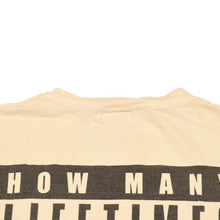 将图片加载到图库查看器中。 SAINT Mxxxxxx セントマイケル × デニムティアーズ LIVES CREW TEE セイントティアーズ SM-YS8-0000-C01 ホワイト XLサイズ ヴィンテージ加工 美品 中古 4a006549