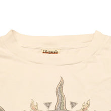 将图片加载到图库查看器中。 SAINT Mxxxxxx セントマイケル × カクタスプラントフリーマーケット SP SS TEE SUN SM-YS1-0000-C02 ホワイト XLサイズ ヴィンテージ加工 美品 中古 4a006550