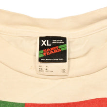 将图片加载到图库查看器中。 SAINT Mxxxxxx セントマイケル × デニムティアーズ LIVES CREW TEE セイントティアーズ SM-YS8-0000-C01 ホワイト XLサイズ ヴィンテージ加工 美品 中古 4a006549