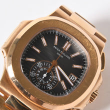 将图片加载到图库查看器中。 PATEK PHILIPPE パテック フィリップ ノーチラス 5980 1R-001 ノーチラス グレーダイヤル PG 時計 2016年ギャラ付き 中古 4a006557