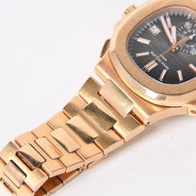 将图片加载到图库查看器中。 PATEK PHILIPPE パテック フィリップ ノーチラス 5980 1R-001 ノーチラス グレーダイヤル PG 時計 2016年ギャラ付き 中古 4a006557