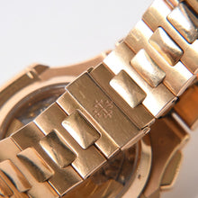 将图片加载到图库查看器中。 PATEK PHILIPPE パテック フィリップ ノーチラス 5980 1R-001 ノーチラス グレーダイヤル PG 時計 2016年ギャラ付き 中古 4a006557