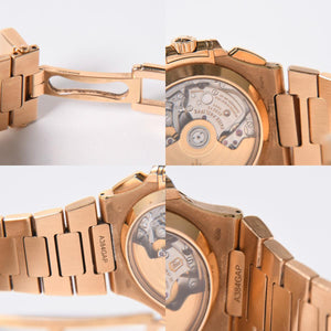 PATEK PHILIPPE パテック フィリップ ノーチラス 5980 1R-001 ノーチラス グレーダイヤル PG 時計 2016年ギャラ付き 中古 4a006557
