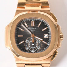 将图片加载到图库查看器中。 PATEK PHILIPPE パテック フィリップ ノーチラス 5980 1R-001 ノーチラス グレーダイヤル PG 時計 2016年ギャラ付き 中古 4a006557