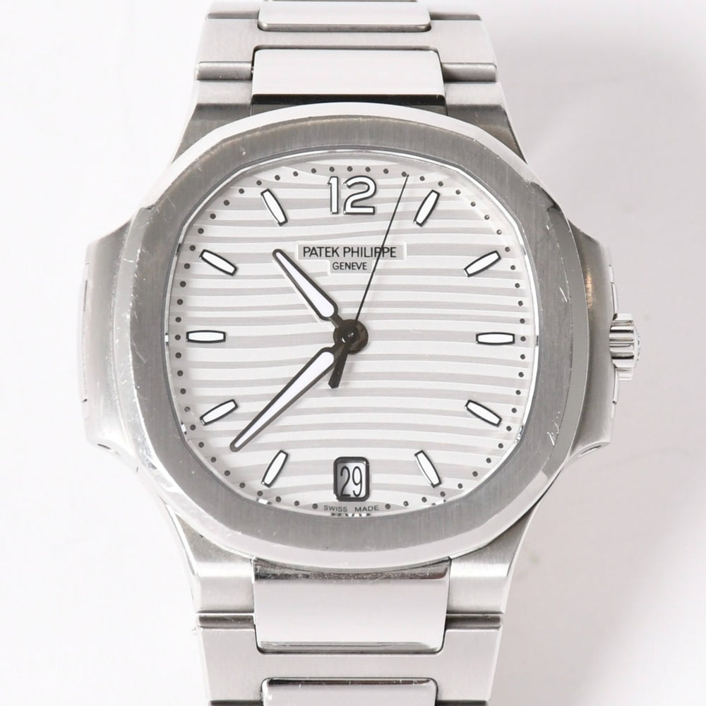 PATEK PHILIPPE パテック フィリップ NAUTILUS ノーチラス 腕時計 7118/1A-010 ステンレススチール シルバー文字盤 極美品 中古 4a006554