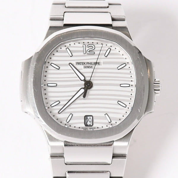 PATEK PHILIPPE パテック フィリップ NAUTILUS ノーチラス 腕時計 7118/1A-010 ステンレススチール シルバー文字盤 極美品 中古 4a006554