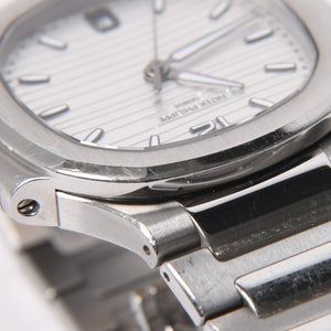 PATEK PHILIPPE パテック フィリップ NAUTILUS ノーチラス 腕時計 7118/1A-010 ステンレススチール シルバー文字盤 極美品 中古 4a006554