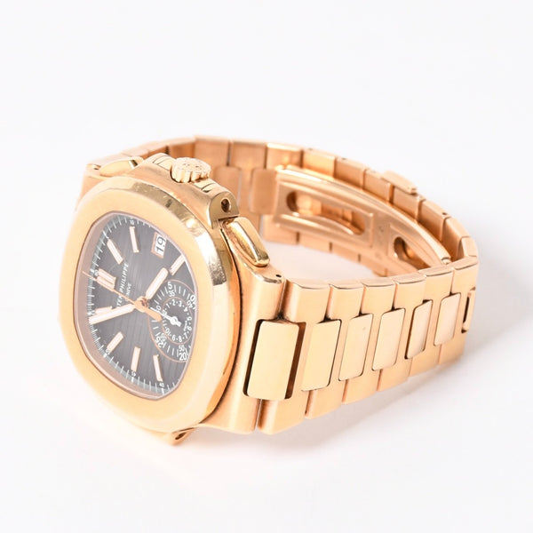 PATEK PHILIPPE パテック フィリップ ノーチラス 5980 1R-001 ノーチラス グレーダイヤル PG 時計 2016年ギャラ付き 中古 4a006557