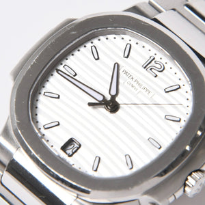 PATEK PHILIPPE パテック フィリップ NAUTILUS ノーチラス 腕時計 7118/1A-010 ステンレススチール シルバー文字盤 極美品 中古 4a006554
