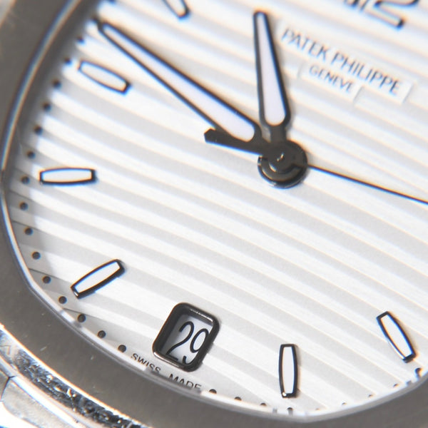 PATEK PHILIPPE パテック フィリップ NAUTILUS ノーチラス 腕時計 7118/1A-010 ステンレススチール シルバー文字盤 極美品 中古 4a006554