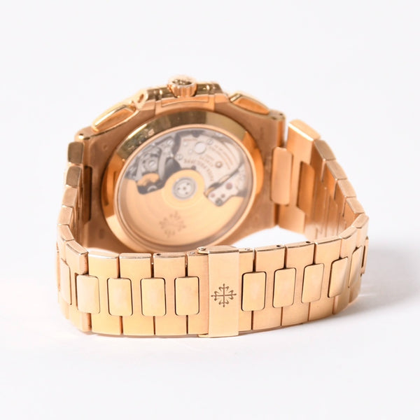 PATEK PHILIPPE パテック フィリップ ノーチラス 5980 1R-001 ノーチラス グレーダイヤル PG 時計 2016年ギャラ付き 中古 4a006557