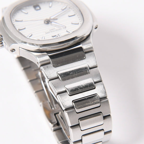 PATEK PHILIPPE パテック フィリップ NAUTILUS ノーチラス 腕時計 7118/1A-010 ステンレススチール シルバー文字盤 極美品 中古 4a006554