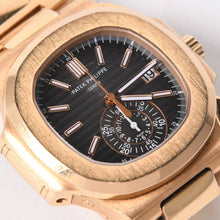 将图片加载到图库查看器中。 PATEK PHILIPPE パテック フィリップ ノーチラス 5980 1R-001 ノーチラス グレーダイヤル PG 時計 2016年ギャラ付き 中古 4a006557