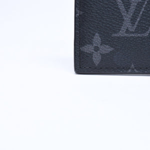 LOUIS VUITTON ルイヴィトン モノグラムエクリプス コインケース コインカードホルダー M30271 ノワール 美品 中古 4a006562