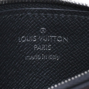 LOUIS VUITTON ルイヴィトン モノグラムエクリプス コインケース コインカードホルダー M30271 ノワール 美品 中古 4a006562