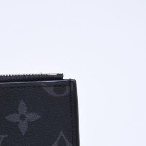 LOUIS VUITTON ルイヴィトン モノグラムエクリプス コインケース コインカードホルダー M30271 ノワール 美品 中古 4a006562