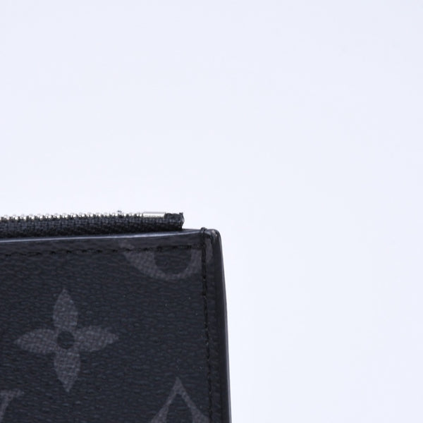 LOUIS VUITTON ルイヴィトン モノグラムエクリプス コインケース コインカードホルダー M30271 ノワール 美品 中古 4a006562