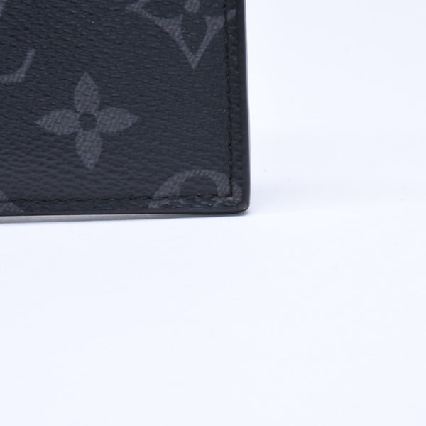 LOUIS VUITTON ルイヴィトン モノグラムエクリプス コインケース コインカードホルダー M30271 ノワール 美品 中古 4a006562