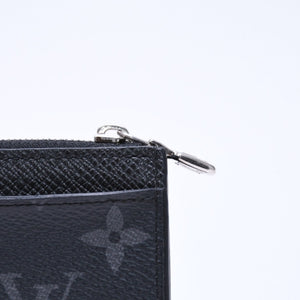 LOUIS VUITTON ルイヴィトン モノグラムエクリプス コインケース コインカードホルダー M30271 ノワール 美品 中古 4a006562