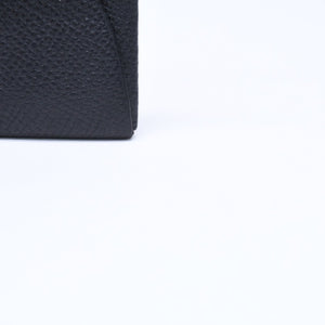 HERMES エルメス 財布 コインケース 小銭入れ バスティア A刻印 ヴォーエプソン シルバー金具 ブラック 美品 中古 4a006648