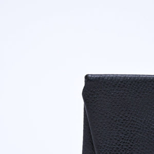 HERMES エルメス 財布 コインケース 小銭入れ バスティア A刻印 ヴォーエプソン シルバー金具 ブラック 美品 中古 4a006648